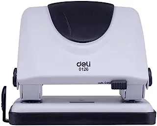 Deli E0126 35 Sheets Paper Punching Machine, 80 mm Wide x 6 mm Diameter, Assorted