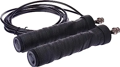 Professional Steel Wire Jump Rope For Skipping Workout, Weight Loss, Fitness ,Sports, Training, Boxing And Gym With Removable Weights and Adjustable Steel Cable And Ball Bearing High Speed Jump Rope