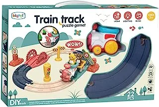 B/O Animals TRAIN TRACK W/LIGHT&MUSIC(NOT INCLUDE BATTERY) 12-2090353