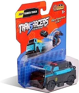 Transracers 2 in 1 Special Vehicle Jeep and Tanker Truck Toy for Kids