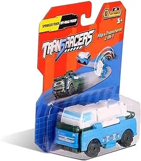 لعبة Transracers 2 في 1 لرش سيارات المدينة وشاحنة بيك اب للطرق الوعرة للأطفال