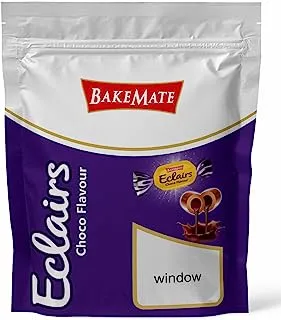 BakeMate Premium Eclairs Centre Choco Filled Chocolate Candy 0.5 Kg