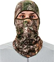 Ergodyne - 16833 N-Ferno 6823 Balaclava Ski Mask, Wind-Resistant Camo Face Mask, Hinged Design to Wear as Neck Gaiter, RealTree Camouflage, One size