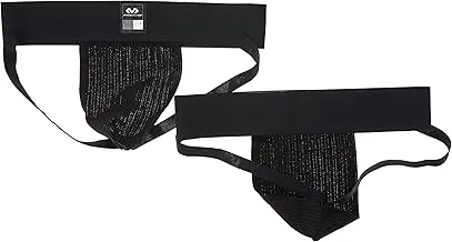 Mcdavid Jockstrap, Athletic Supporter w/Stretch Mesh Pouch, Athletic Supporters for Men, 2 Pack