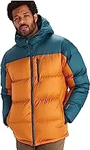 Marmot Men's Guides Down Hoody F22 Warm Down Jacket, Insulated Hooded Winter Coat, Windproof Down Parka, Lightweight Packable Outdoor Jacket (pack of 1)
