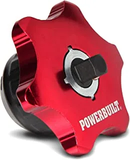 Powerbuilt 1/4-Inch Drive 2 in 1 Thumb Ratchet & Bits Driver, Finger Ratchet,Red,941248