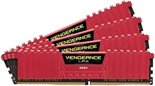 Corsair CMK64GX4M4A2133C13R Vengeance LPX 64GB DDR4 DRAM C13 Memory Kit (4X16GB in a Pack)