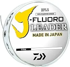 Daiwa J-Fluoro Fluorocarbon Leader - 25 Pound - 50 Yards, Multi, One Size