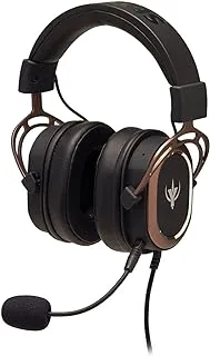 سماعة رأس للألعاب SPYCO Impulse HE-122، وحدة تحكم صوت 7.1، محرك صوت 2 بوصة، مقبس تناظري 0.13 بوصة، ميكروفون متعدد الاتجاهات، خفيف الوزن، قابل للطي، جهاز الكمبيوتر/Mac/Xbox One/PS4