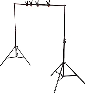 eWINNER 10Ft Adjustable Background Support Stand Photo Backdrop Crossbar Kit Photography