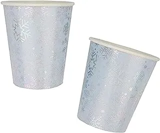 Iridescent Snowflake Cups
