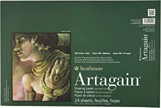 Strathmore 400 Series Artagain Pad, Assorted Tints, 12
