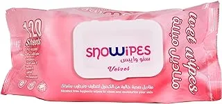 Snowipes Velvet Wet Wipes 120-Pieces