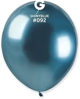 بالون جيمار AB50 لاتكس بدون هيليوم، مقاس 5 بوصة، 092 أزرق لامع