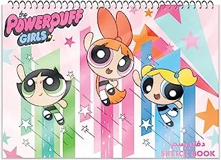 POWER PUFF GIRL Spiral Paper Sketchbook Small 15 Sheets