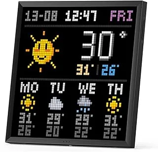Divoom Pixoo-64 WiFi Pixel Art Display with a 64x64 LED Panel, Unique Lighting Decoration w/App Control