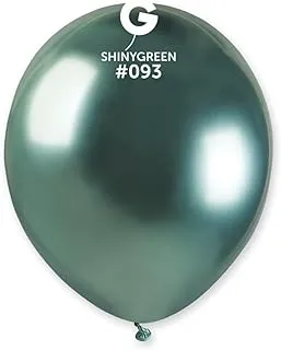 Gemar AB50 Latex Balloon without Helium, 5-Inch Size, 093 Shiny Green
