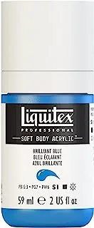 Liquitex Professional Soft Body Acrylic Paint 2-oz bottle, Brilliant Blue