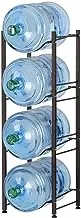 IBAMA 4-Tier Water Jug Rack, 4 Gallon Detachable Water Bottle Holder for Kitchen, Office, Home, Black (MIX COLOR)