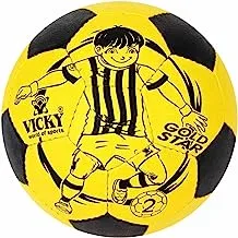 Vicky Gold Star, Size-3 Football,Yellow-Black
