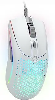 Glorious Model O 2 RGB Gaming Mouse - 59g Ultralightweight Wired Gaming Mouse - 26,000 DPI, BAMF 2.0 Optical Sensor, 6 Programmable Buttons, Backlit Ergonomic Mouse for PC & Laptop - White
