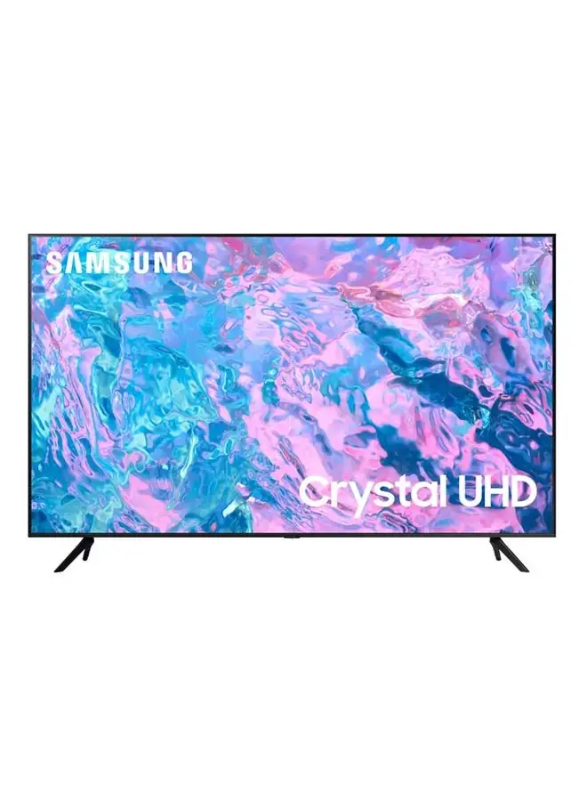 Samsung 50 Inch  Smart TV, Crystal UHD 4K , Titan Gray, 2023, Crystal Processor 4K, Airslim, Dynamic Crystal Color UA50CU8000UXSA Black