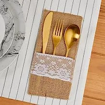 Ayra Handmade Picnic Basket 4-Piece Set with Cutlery