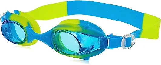 Leader Sport 45020138 Silicone Swimming Goggles for Children, Light Green