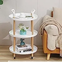 Generic Round Side Table Nightstand Bedside Table for Living Room White | Furniture |Living Room Furniture |Tables | Side Tables