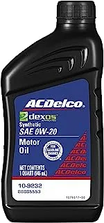 ACDelco 10-9232 0W-20 Synthetic Motor Oil - 1 qt