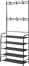 Generic Shoes shelves 5 layers 80cm Black|Storage & Organization|Clothing & Closet Storage|Shoe Organizers|Storage Shelf|Racks Shelves & Drawers|Standing Shelf Units|Kitchen Organization
