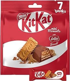 Nestle Kitkat Mini Moments Lotus Chocolate 116.2g Bag