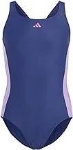 adidas Girls Cut 3-Stripes Swimsuit Two Piece Swimsuit