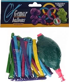 Gemar Modling Balloons 10-Pieces, Multicolor