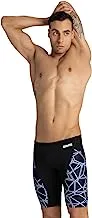 Arena mens Team Color Print Jammer Athletic Training Swimsuit Bathing Suit Jammer
