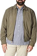 London Fog Men's Auburn Zip-Front Golf Jacket (Regular & Big-Tall Sizes), Olive, Large