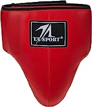 Leader Sport GS-8051 Abdominal Grion Guard, Small, Red
