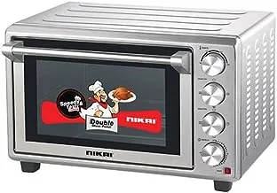 Nikai Electic Oven With Rotiss|Convection|Double Glass|120 Minutes Timer|1800W|NT5201RCAX1|Two Year Warranty