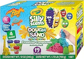 Crayola Silly Scents Sand and Dough Creative Clay Compounds Set