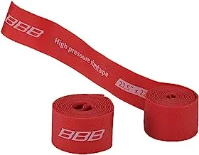 BBB 27.5 Inches HP Rim Tape for Bicycles - 2 Pieces, Red
