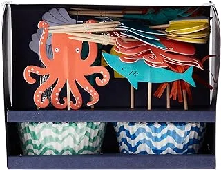 Octopus & Shark Cupcake Kit