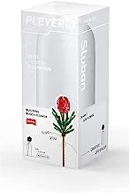 Sluban Flower Vase Building Kit - A Unique Flower Container with 243 PCS and Flowers Red