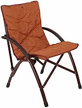 Kadi Outdoor Folding Portable Chair - Multifunctional Picnic Seat, Outdoor and Garden Chair - Brown