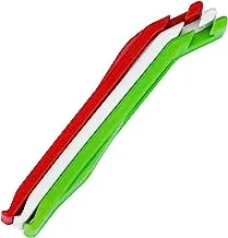 مجموعة ذراع رفع الإطارات لركوب الدراجات BBB 3 قطع ، أحمر / أبيض / أخضر