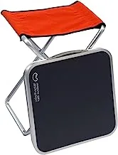 Kadi Outdoor Portable Camping Table and Chair Set - Ultralight Small Folding Table with Aluminum Table Top, Beach Table for Outdoor, Picnic, BBQ, Cooking, Home Use - Orange