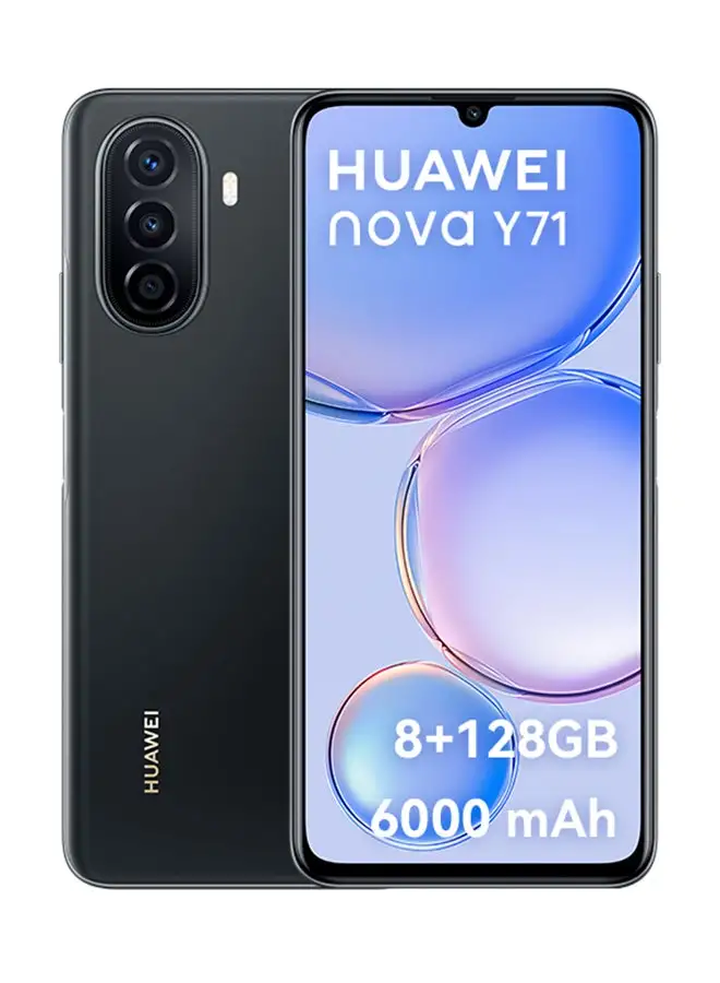 HUAWEI Nova Y71 Dual SIM Black 8GB RAM 128GB 4G - Middle East Version