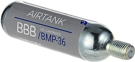 BBB Cycling BMP-36 AirTank CO2 Cartridge, 16 g Volume, Blue