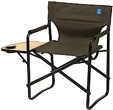 ALSafi-EST Heavy Duty Portable folding garden chair with side table for trips, camping and outdoor activities