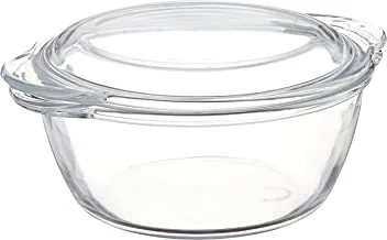 طاجن نار سمبر M سعة 3.1 لتر - أواني طهي زجاجية متعددة الاستخدامات