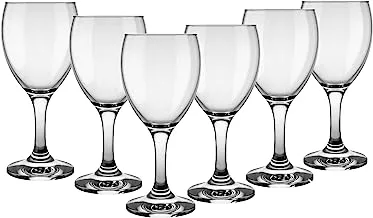NADIR Windsor Wine Sleeve 6-Set 190ml - Elegant Set of White Wine Glasses